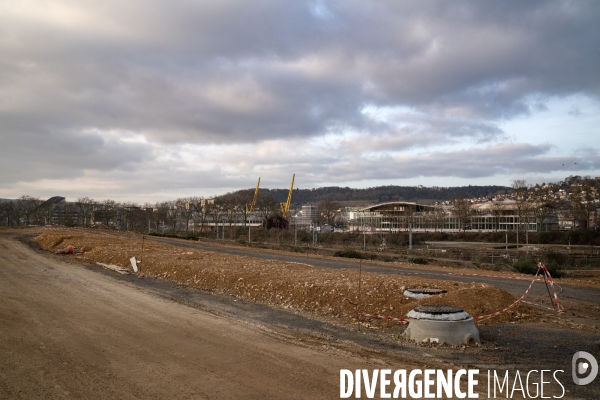 Aménagement urbain à l ouest de Rouen