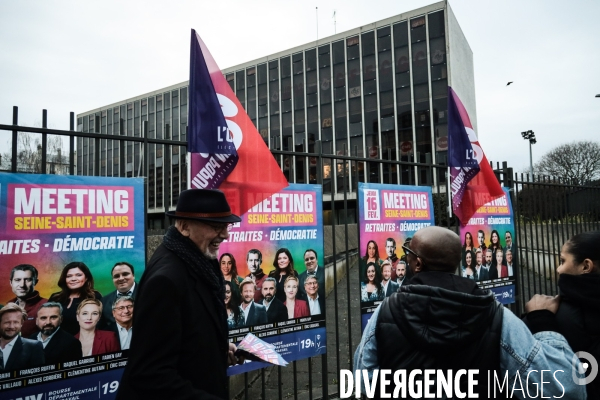 Meeting de la nupes a bobigny