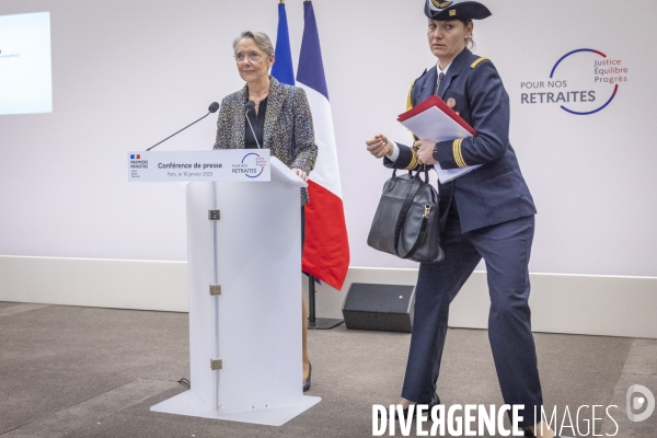 Elisabeth Borne annonce le projet de réforme des retraites