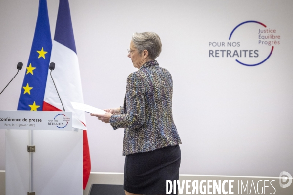 Elisabeth Borne annonce le projet de réforme des retraites
