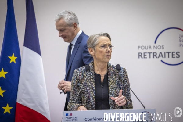 Elisabeth Borne annonce le projet de réforme des retraites