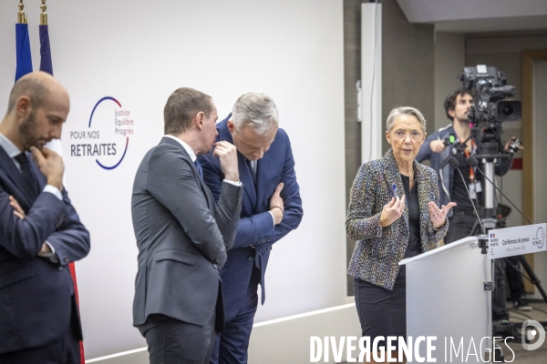 Elisabeth Borne annonce le projet de réforme des retraites