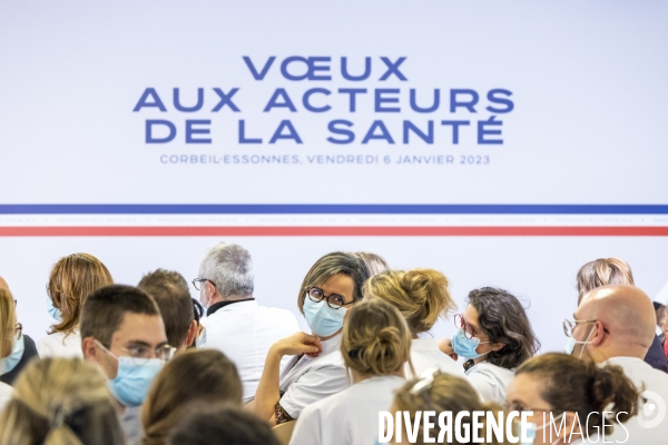 Macron : Voeux aux acteurs de la Santé