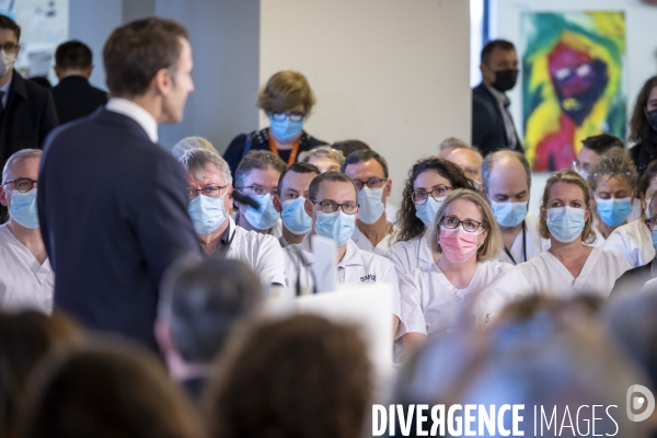 Macron : Voeux aux acteurs de la Santé