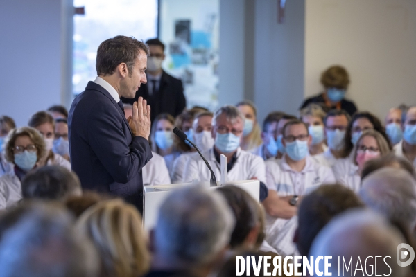 Macron : Voeux aux acteurs de la Santé