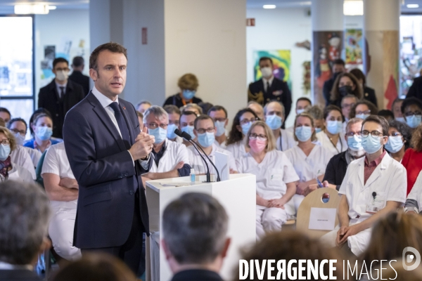 Macron : Voeux aux acteurs de la Santé