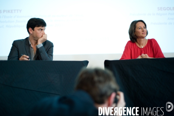 Débat Ségolène Royal et Thomas Piketty, Paris