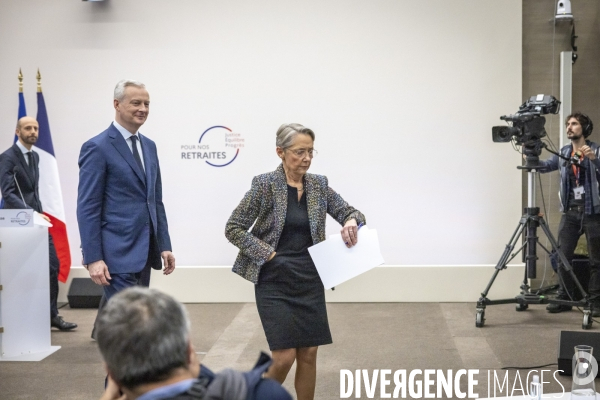 Elisabeth Borne annonce le projet de réforme des retraites