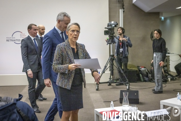 Elisabeth Borne annonce le projet de réforme des retraites