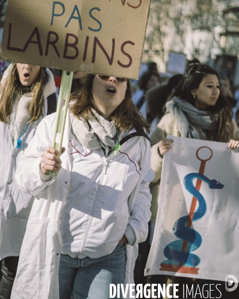 Manifestation de médecins libéraux