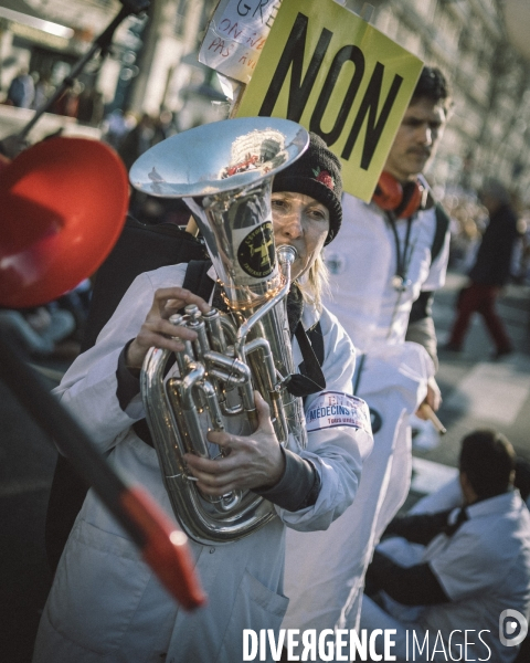 Manifestation de médecins libéraux