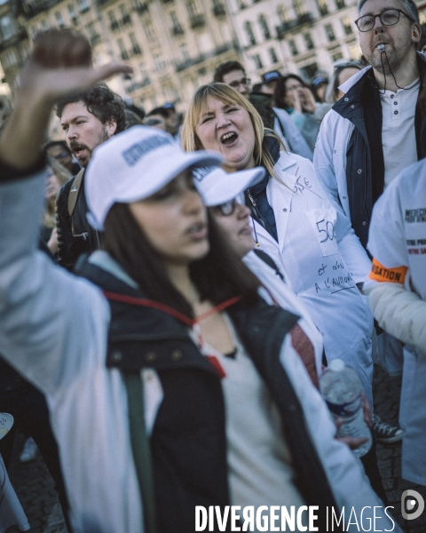 Manifestation de médecins libéraux