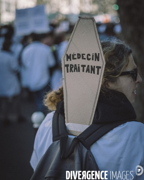 Manifestation de médecins libéraux