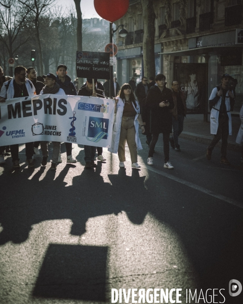 Manifestation de médecins libéraux