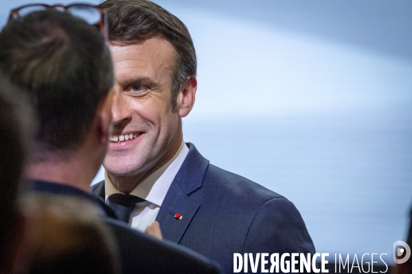 Emmanuel Macron reçoit les acteurs de la French Tech