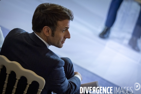 Emmanuel Macron reçoit les acteurs de la French Tech