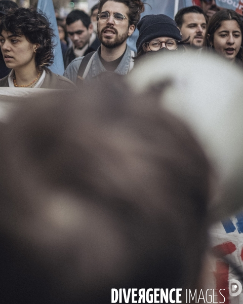 Manifestation contre la réforme des retraites, Paris, 16 février 2023