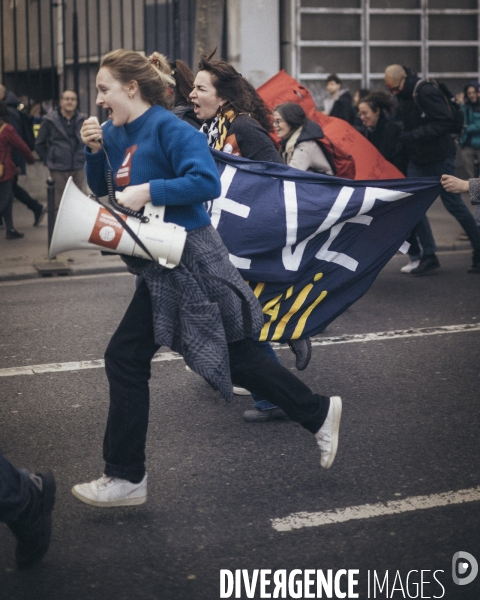 Manifestation contre la réforme des retraites, Paris, 16 février 2023