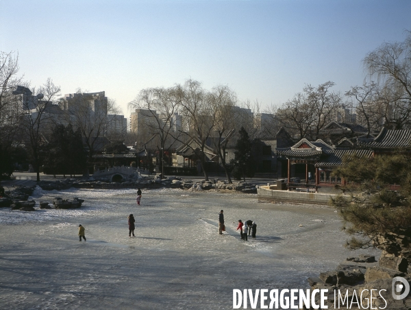 Le parc Pékinois Ritan, ambiances - Beijing park Ritan