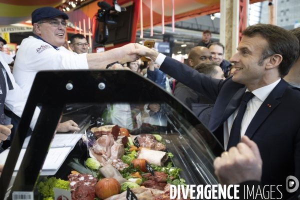 Emmanuel MACRON visite le Salon de l Agriculture