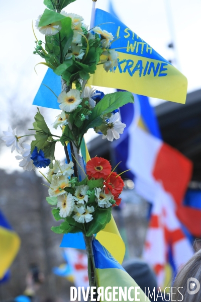 Rassemblement de soutien à l Ukraine