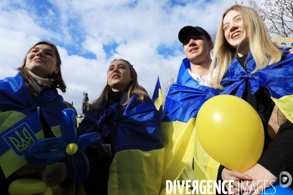 Rassemblement de soutien à l Ukraine