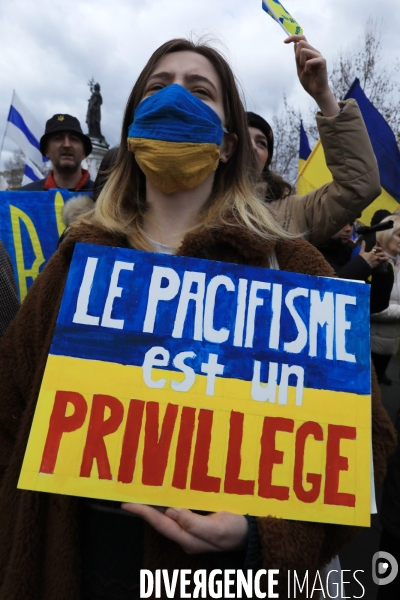 Rassemblement de soutien à l Ukraine