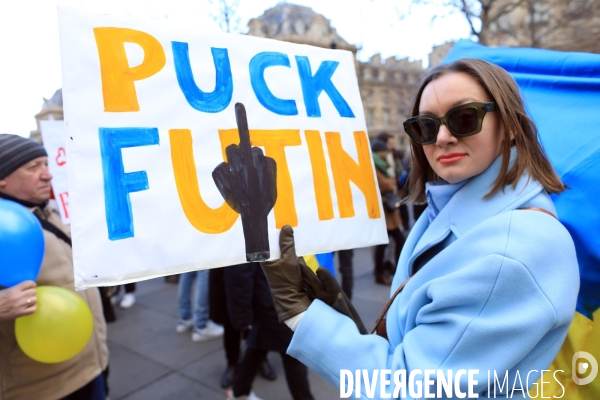 Rassemblement de soutien à l Ukraine