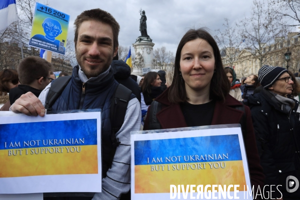 Rassemblement de soutien à l Ukraine