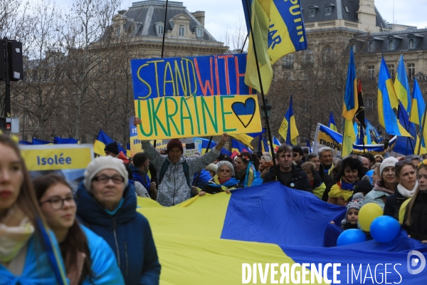 Rassemblement de soutien à l Ukraine