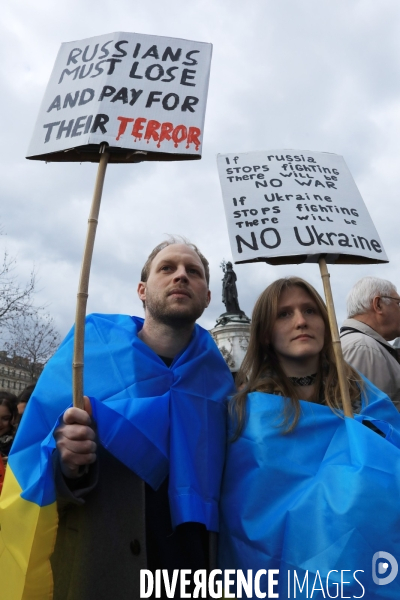 Rassemblement de soutien à l Ukraine