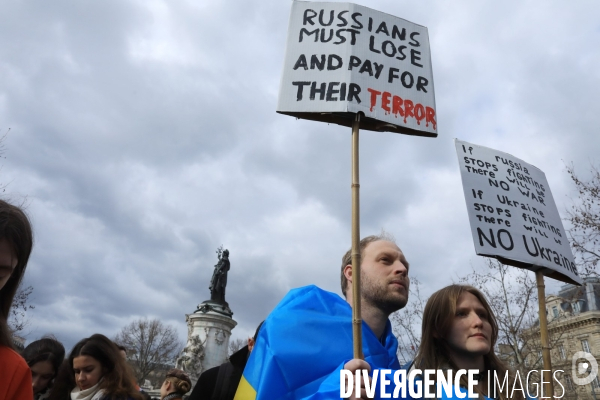 Rassemblement de soutien à l Ukraine