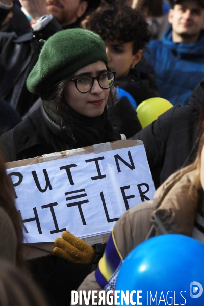 Rassemblement de soutien à l Ukraine