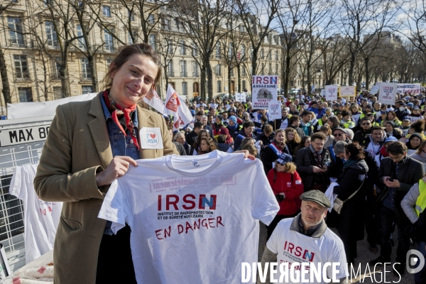Manifestation IRSN aux Invalides