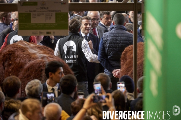 Emmanuel Macron au Salon de l Agriculture 2023