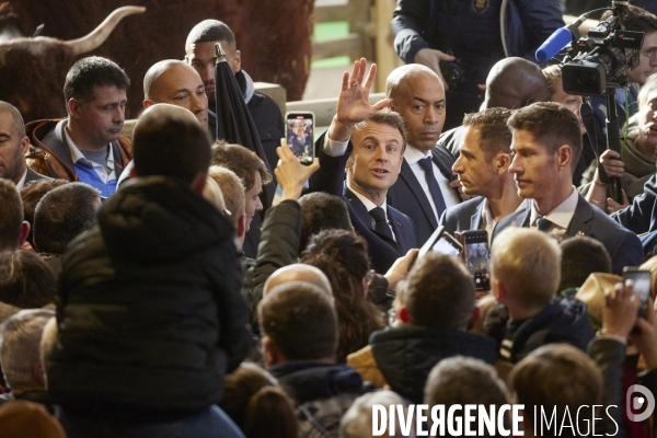 Emmanuel Macron au Salon de l Agriculture 2023