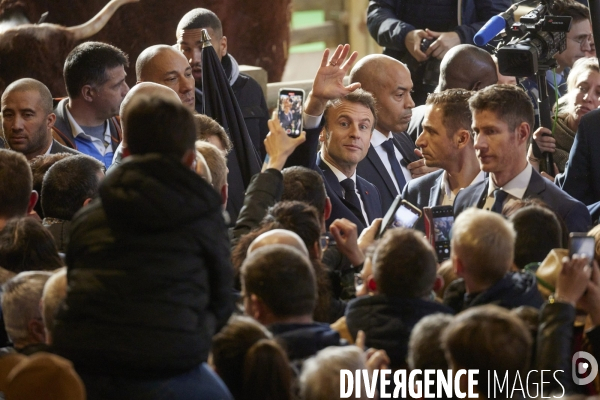 Emmanuel Macron au Salon de l Agriculture 2023