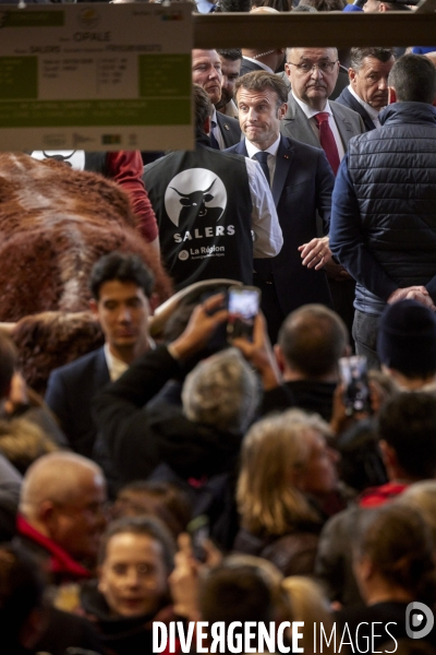 Emmanuel Macron au Salon de l Agriculture 2023