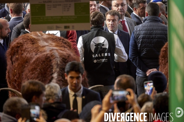 Emmanuel Macron au Salon de l Agriculture 2023