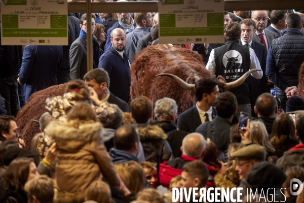 Emmanuel Macron au Salon de l Agriculture 2023