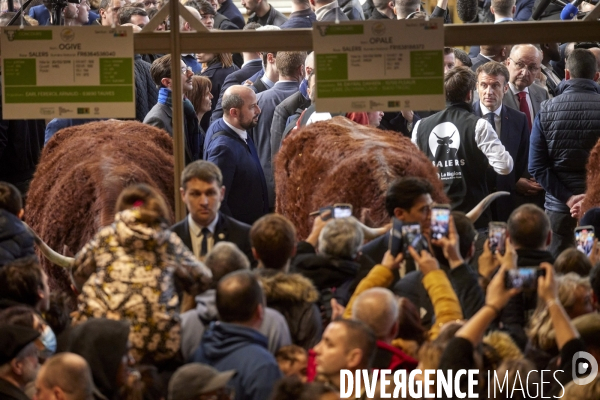 Emmanuel Macron au Salon de l Agriculture 2023