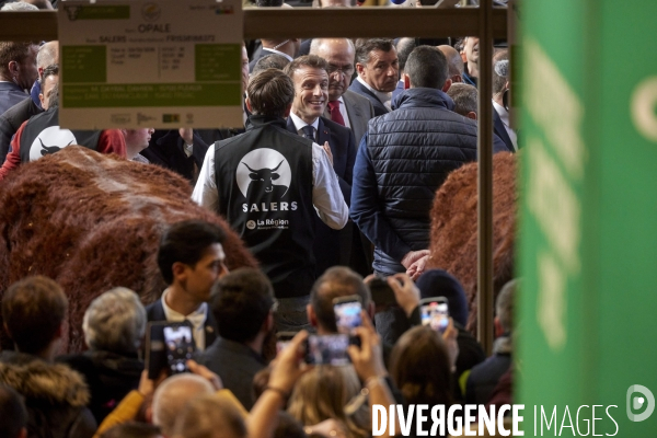 Emmanuel Macron au Salon de l Agriculture 2023