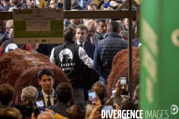 Emmanuel Macron au Salon de l Agriculture 2023