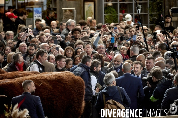 Emmanuel Macron au Salon de l Agriculture 2023