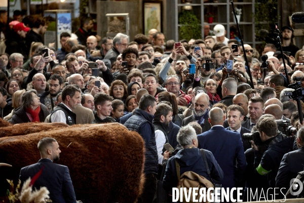 Emmanuel Macron au Salon de l Agriculture 2023
