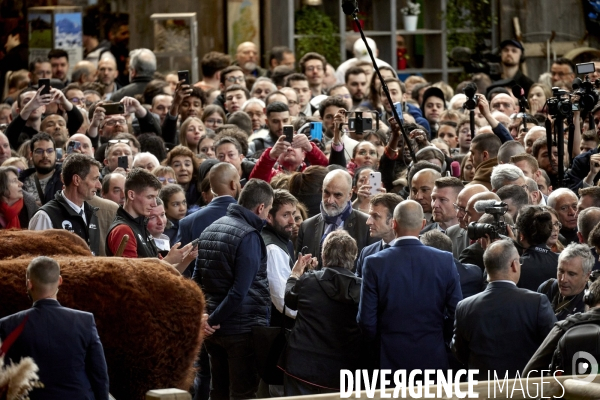 Emmanuel Macron au Salon de l Agriculture 2023