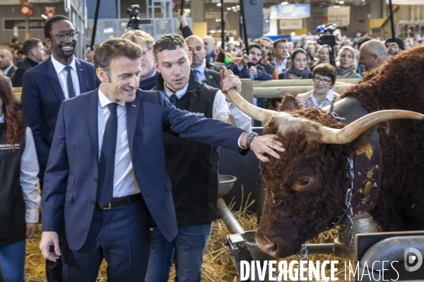 Emmanuel Macron au Salon de l Agriculture