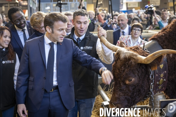 Emmanuel Macron au Salon de l Agriculture