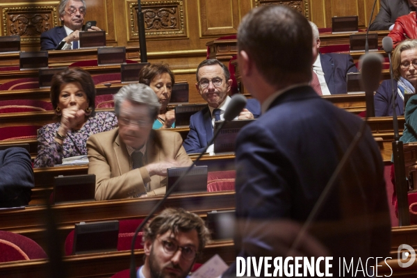 Sénat premier jour reforme des retraites