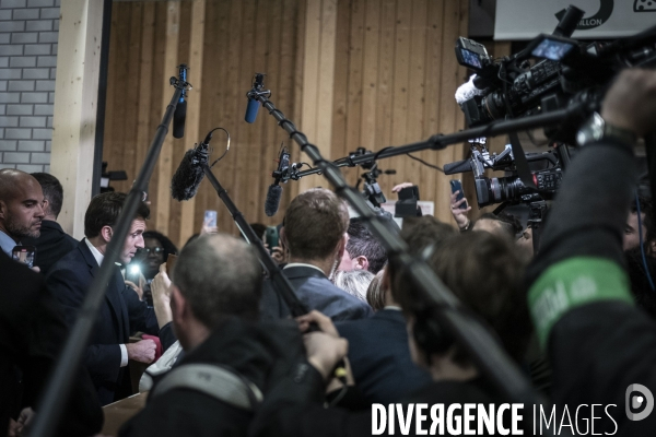 Emmanuel Macron au salon de l agriculture.